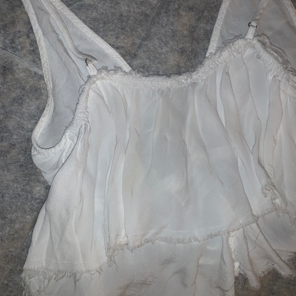 Brandy Melville White crop top - Picture 3 of 3